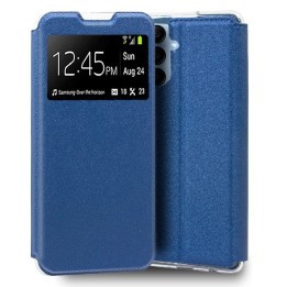 Cool Funda Flip Cover Liso Azul para Samsung Galaxy A25 5G