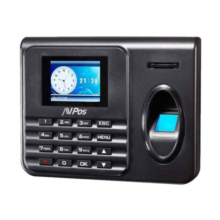 AVPos CPB80 Terminal Biométrico de Control de Presencia Negro