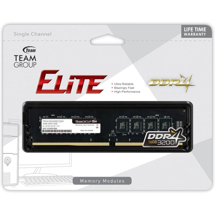 Team Group Elite DDR4 3200mhz 16GB CL22