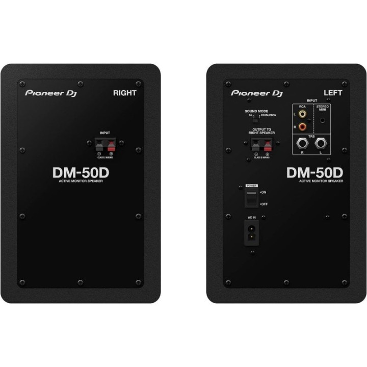 Pioneer DJ DM-50D Altavoces de Monitor de 5'' Negro