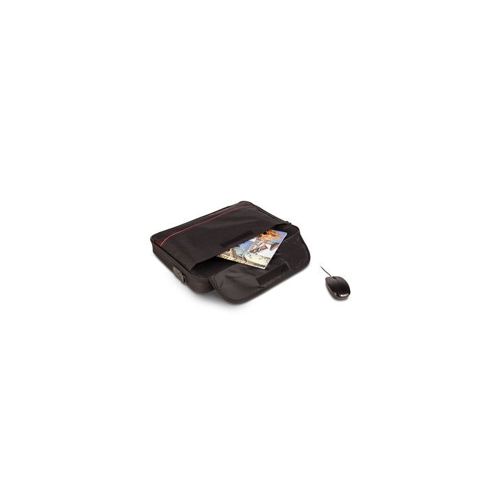 Maletín+Ratón NGS Monray 16" Negro (BUREAUKIT)
