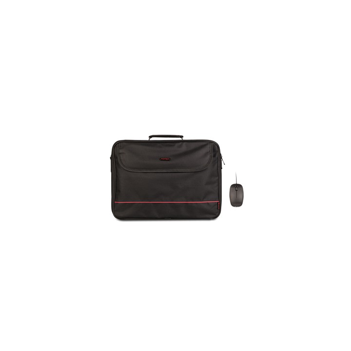 Maletín+Ratón NGS Monray 16" Negro (BUREAUKIT)