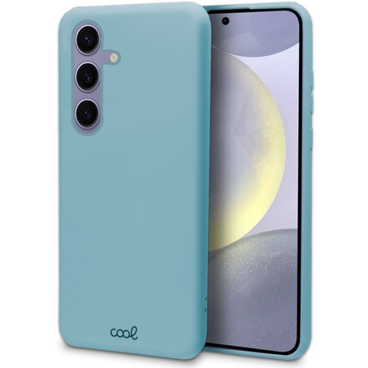Cool Funda de Silicona Flexible Celeste para Samsung Galaxy S24 / 25