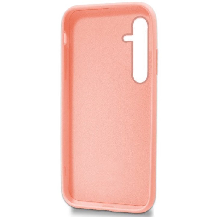 Cool Funda de Silicona Flexible Rosa para Samsung Galaxy S24 / S25