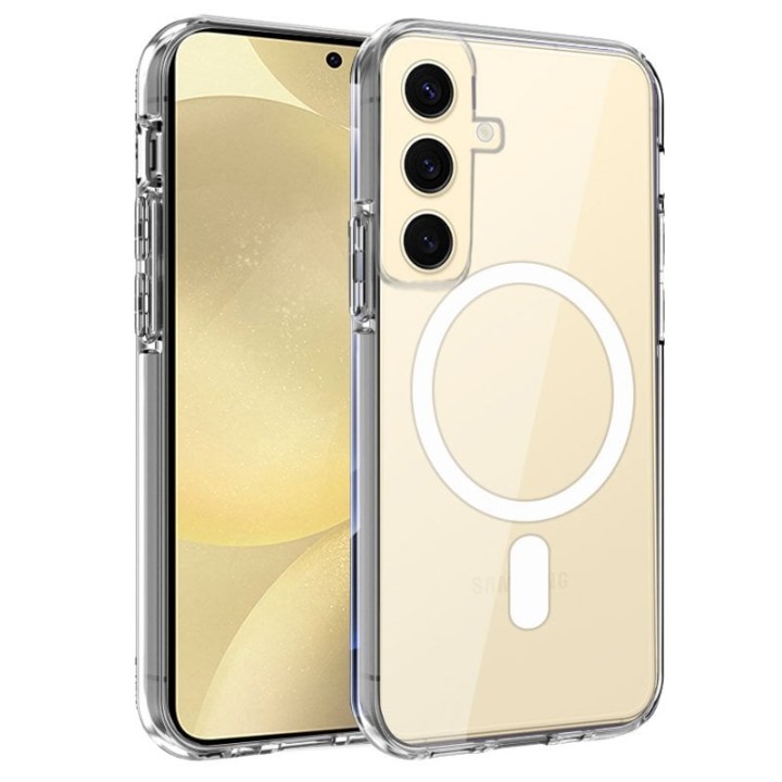Cool Funda Magnética Transparente para Samsung Galaxy S24 Plus / S25 Plus