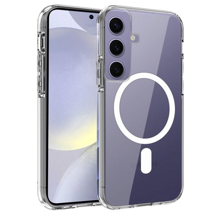 Cool Funda Magnética Transparente para Samsung Galaxy S24 / S25