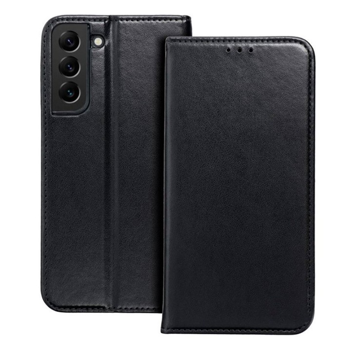 Cool Funda Flip Cover Tipo Libro Liso Negro para Samsung Galaxy S24 Ultra