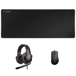 Pack Mars Gaming Ratón/Alfombrilla/Auriculares (MCPPRO)
