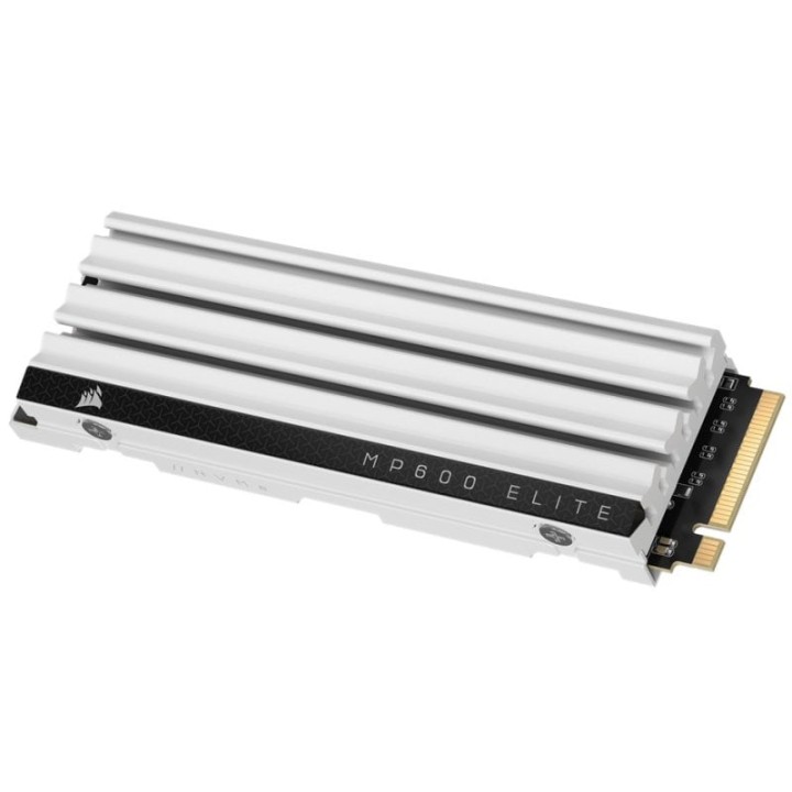Corsair MP600 ELITE 2TB SSD PCIe Gen4 x4 NVMe M.2 para PS5 con Disipador Térmico Blanco
