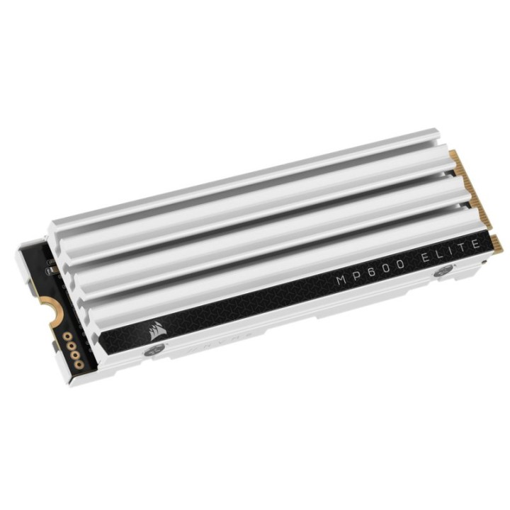 Corsair MP600 ELITE 2TB SSD PCIe Gen4 x4 NVMe M.2 para PS5 con Disipador Térmico Blanco
