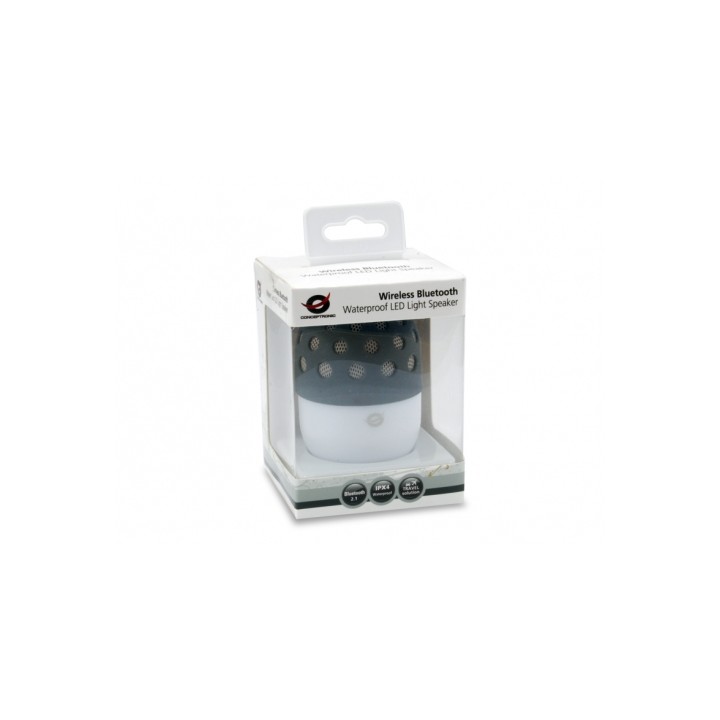 Altavoz CONCEPTRONIC BT mUSB Gris/Blanco (CSPKBTWPHLG)