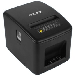 Approx appPOS80AM-USBLAN Impresora Térmica de Tickets USB/Ethernet Negra