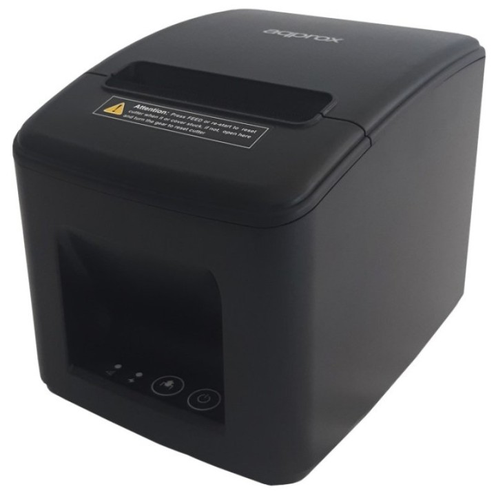 Approx appPOS80AM-USBLAN Impresora Térmica de Tickets USB/Ethernet Negra