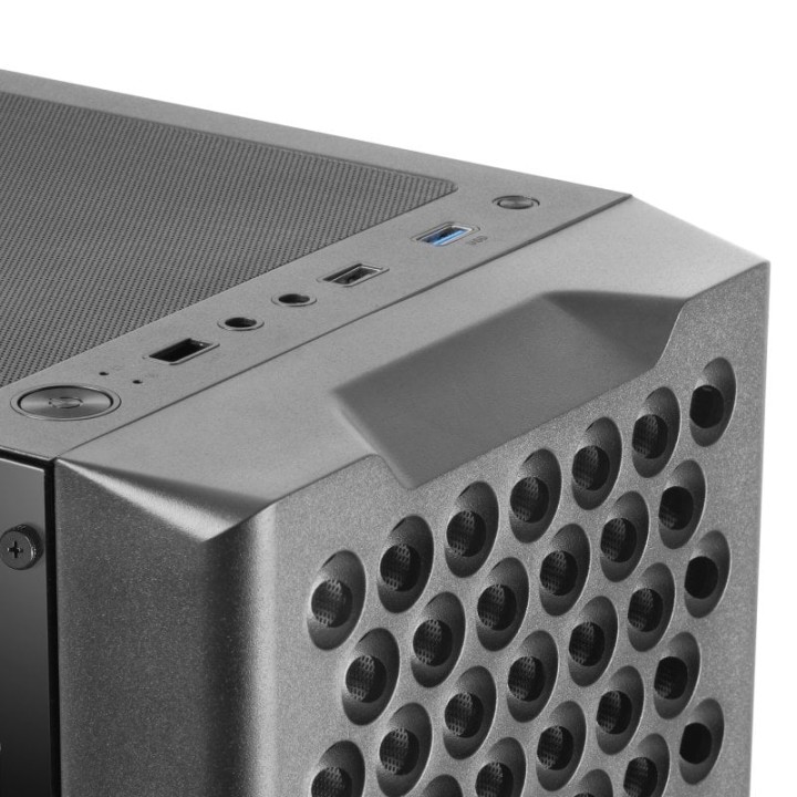 Mars Gaming MC-iPRO Caja Profesional ATX Rejilla Frontal 3D Cristal Templado Ventilador FDB Negro