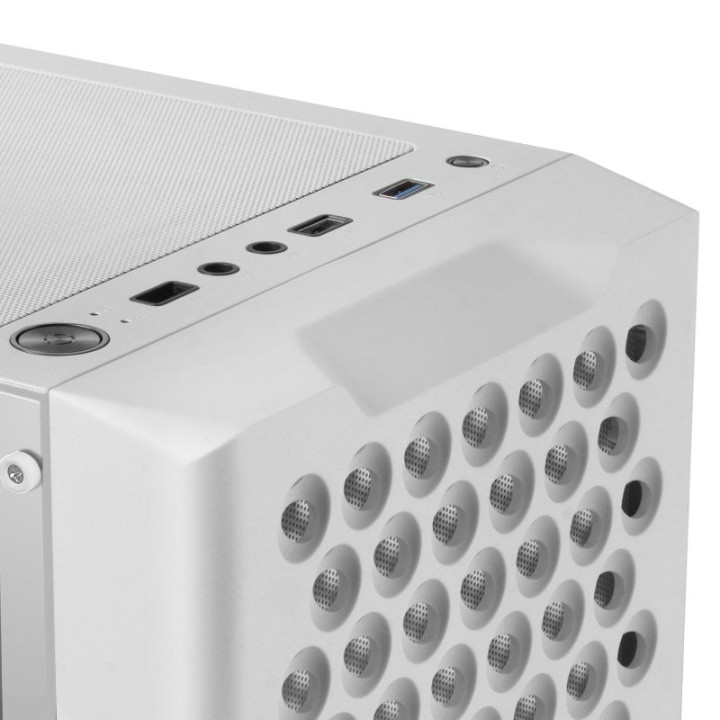 Mars Gaming MC-iPRO Caja Profesional ATX Rejilla Frontal 3D Cristal Templado Ventilador FDB Blanco
