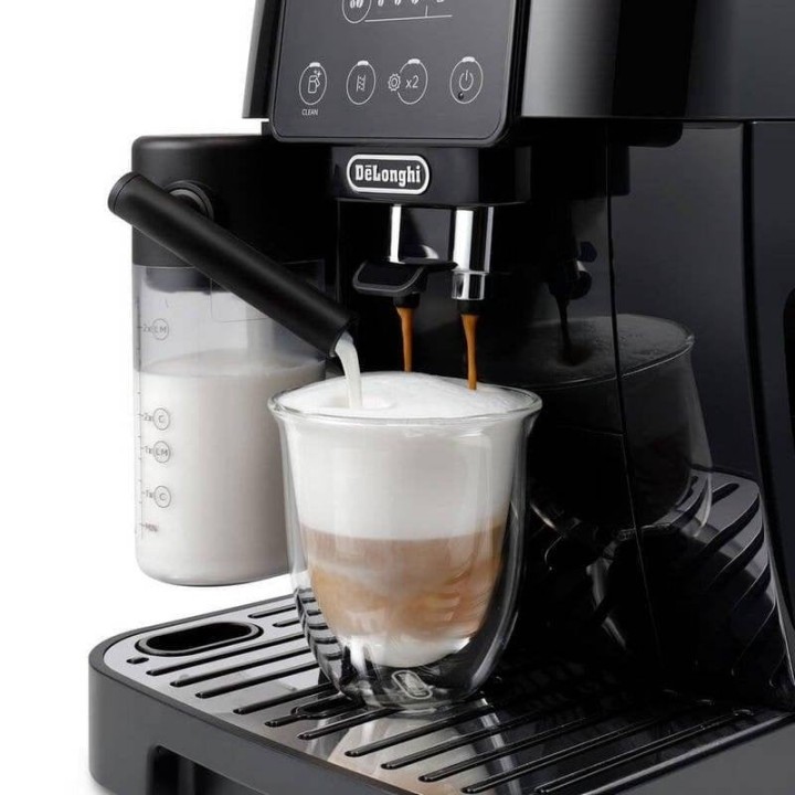 DeLonghi Magnifica Start Cafetera Superautomática con Depósito de Leche 15 Bares Negra