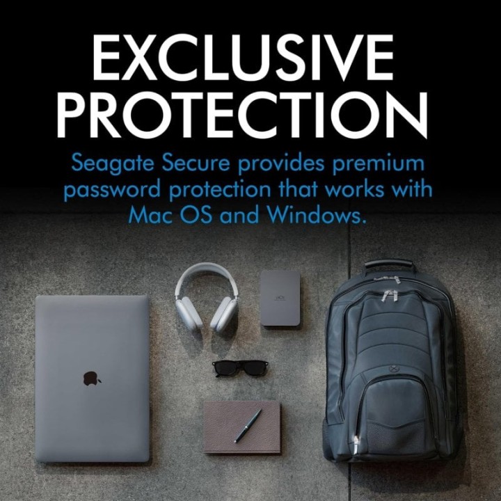 LaCie Mobile Drive Secure Disco Duro Externo 2.5" 4TB USB-C
