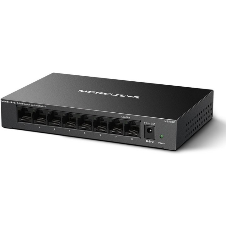 Mercusys MS108GS Switch Gigabit de Sobremesa 8 Puertos RJ-45