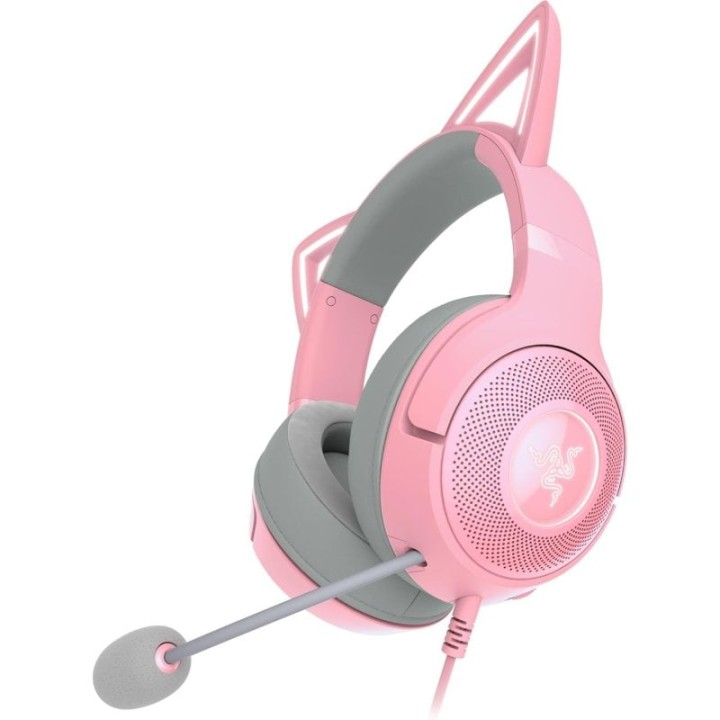 Kraken Kitty V2 Auriculares RGB Gaming Rosas