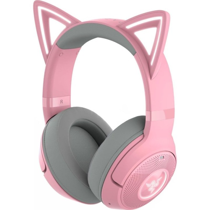 Kraken Kitty V2 BT Quartz Edition Auriculares RGB Gaming Inalámbricos Rosas