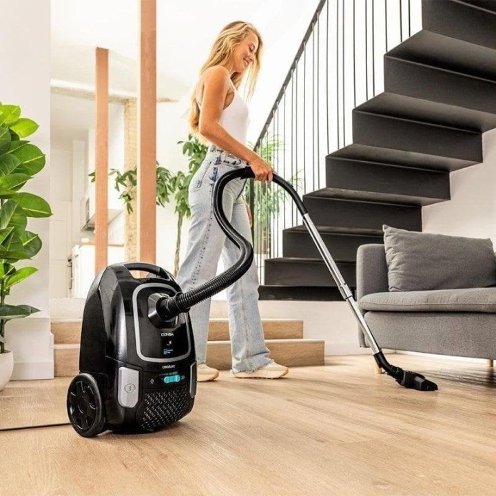 Cecotec Conga Powerbag 4000 XL Aspirador Trineo con Bolsa y Cable 890W Negro
