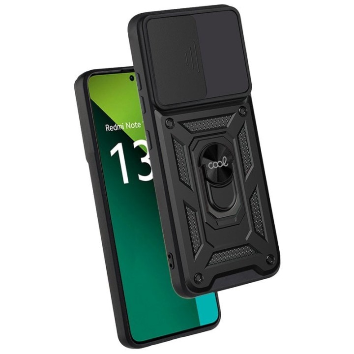 Cool Carcasa Hard Ring Negro para Xiaomi Redmi Note 13 Pro 5G