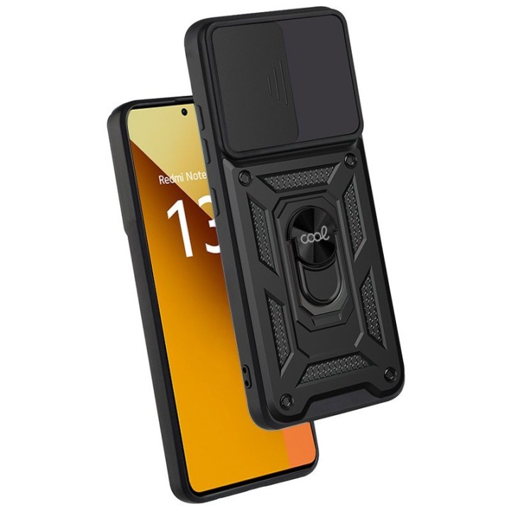 Cool Carcasa Hard Ring Negro para Xiaomi Redmi Note 13 5G