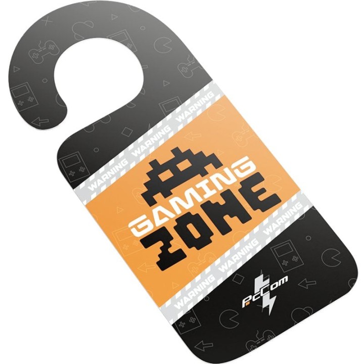 PcCom Door Hanger Logo Negro