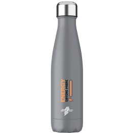 PcCom Botella Isotérmica Logo Plata