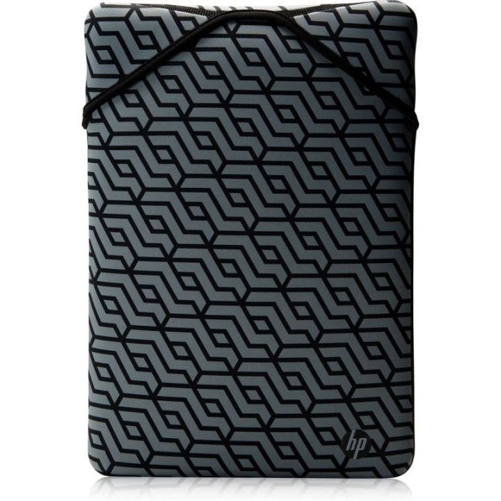 Hp Reversible Protective 14.1-inch Geo Laptop Sleeve 14.1" Funda Negro, Gris