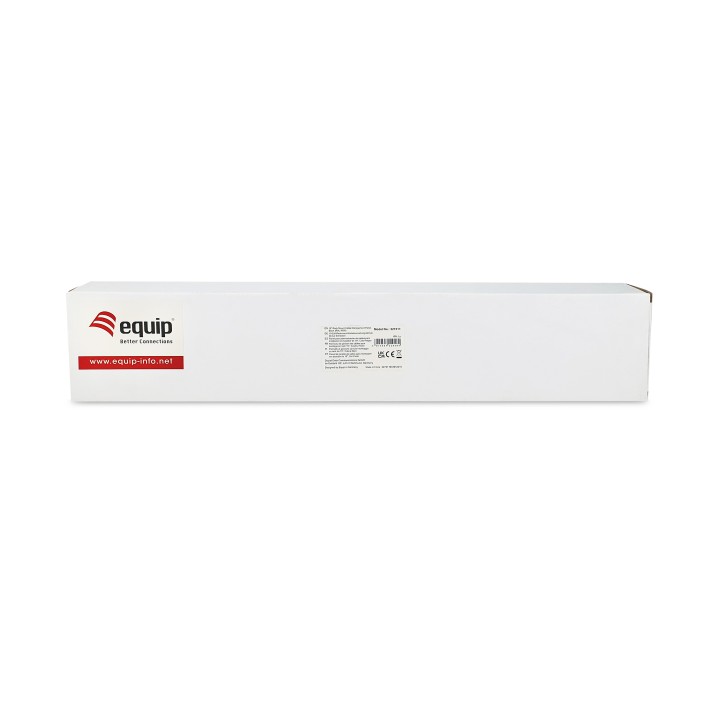Panel Organizador de Cables EQUIP Rack Negro (EQ327311)