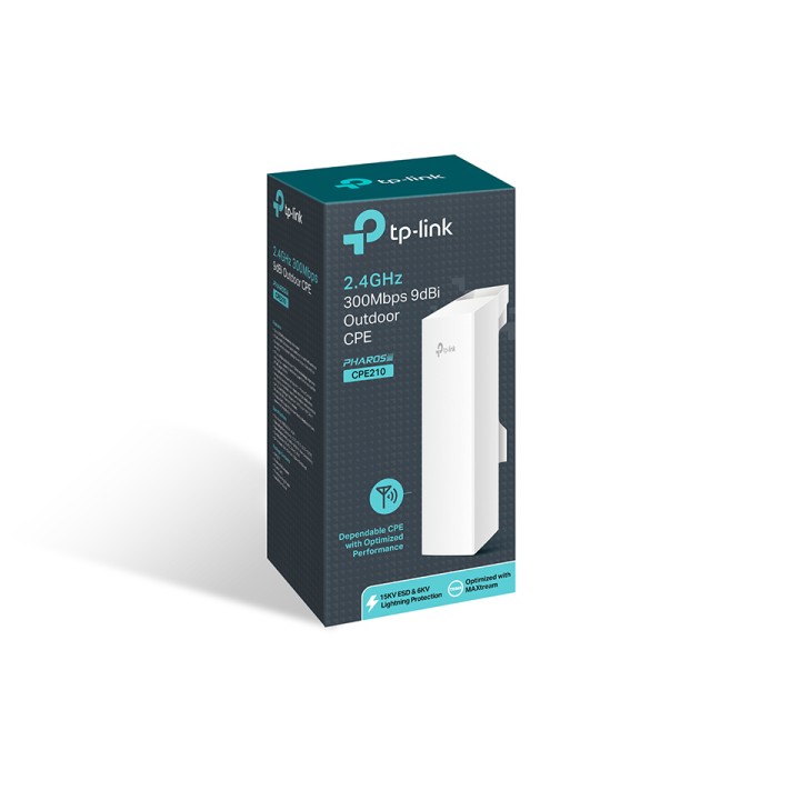 Pto Acceso TP-Link WiFi RJ45 PoE Blanco V3.20 (CPE210)