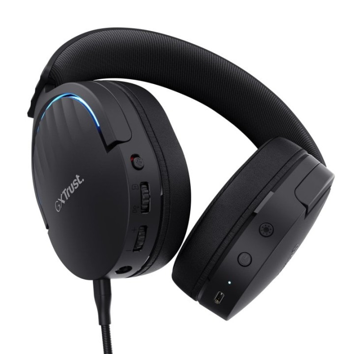 Trust GXT 491 Fayzo Auriculares Gaming Inalámbricos USB-C Negros