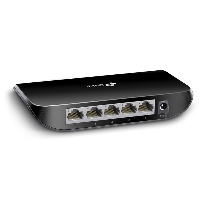 Switch TP-Link 5xRJ45 GbE Negro (TL-SG1005D)