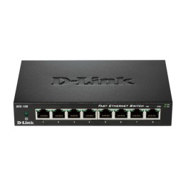 Switch D-Link 8P 10/100 Metallic (DES-108)