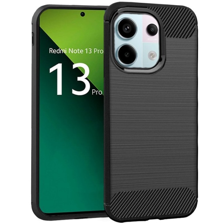 Cool Carcasa Negra Carbono para Xiaomi Redmi Note 13 Pro 5G / Poco X6 5G