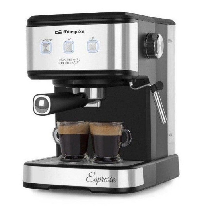 Orbegozo EX 5210 Cafetera Espresso 20 Bares Negra/Acero Inoxidable