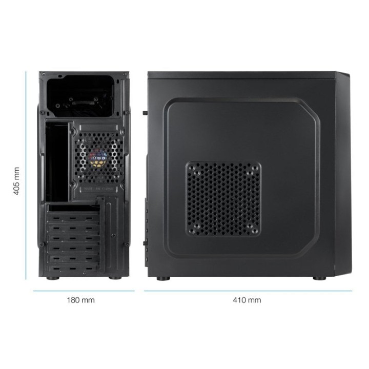 Caja Semitorre Atx Tqc-5701u3c-b Usb3.0