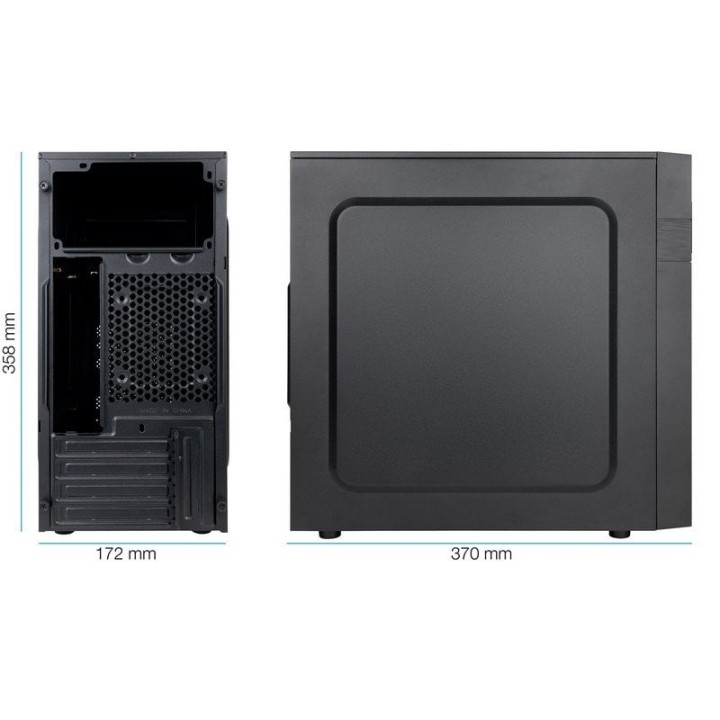 Caja Minitorre Matx Tqc-4701u3c-b 2xusb3.0