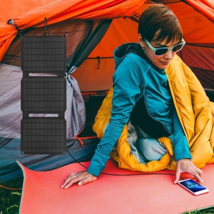 Muvit For Change Cargador Solar Plegable 15W Negro