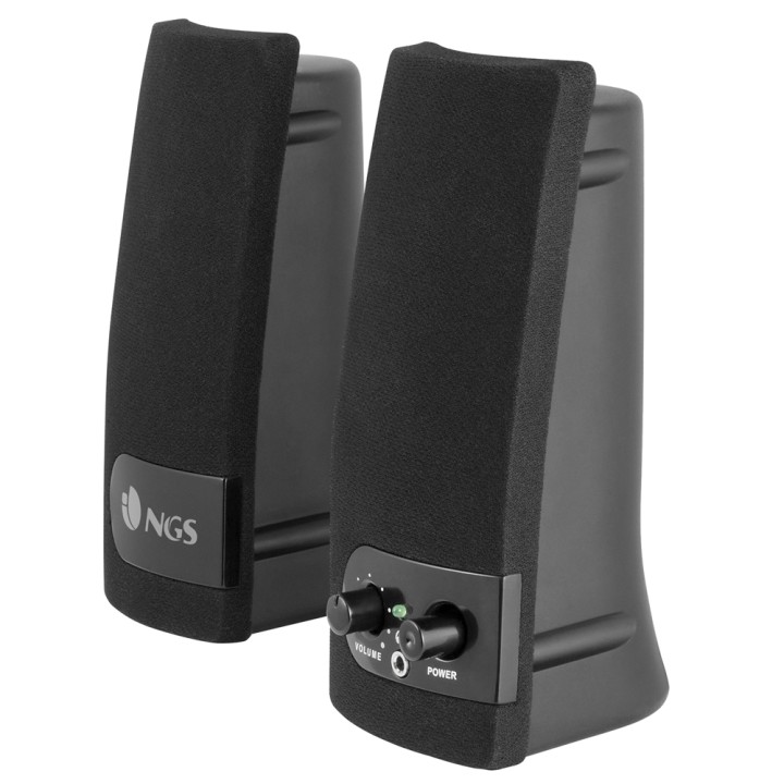 Altavoces NGS Multimedia 2.0 4W 3.5mm Negro (SB150)