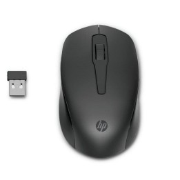 HP 150 Ratón Inalámbrico hasta 1600 PPP Conexión 2,4GHz Tres Botones y Rueda Desplazable Negro