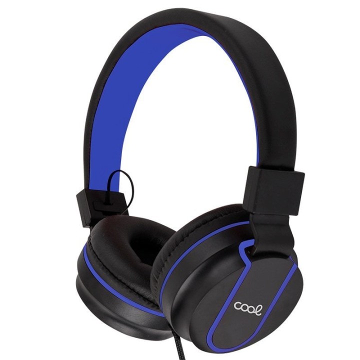 Cool Toronto Auriculares con Micrófono Jack 3.5mm Negro/Azul