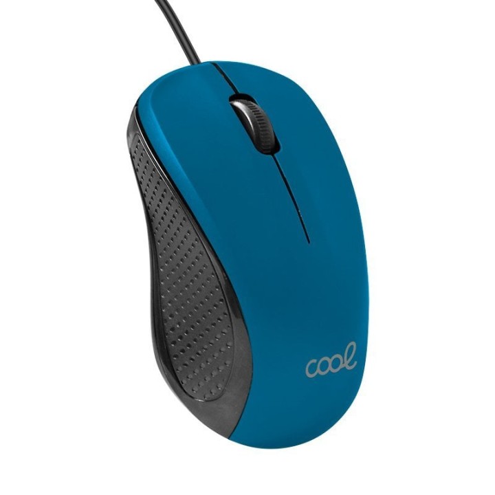 Cool Wired Ratón con cable USB Azul