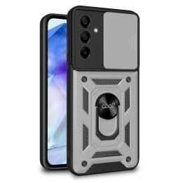 Cool Carcasa Hard Ring Plata para Samsung A556 Galaxy A55 5G