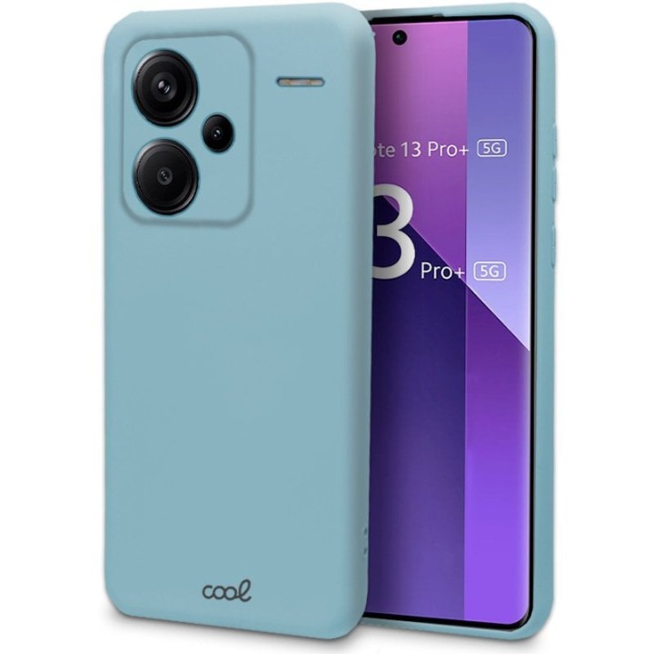 Cool Carcasa Cover Celeste para Xiaomi Redmi Note 13 Pro Plus 5G