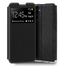 Cool Funda Flip Cover Liso Negro para Samsung A556 Galaxy A55 5G
