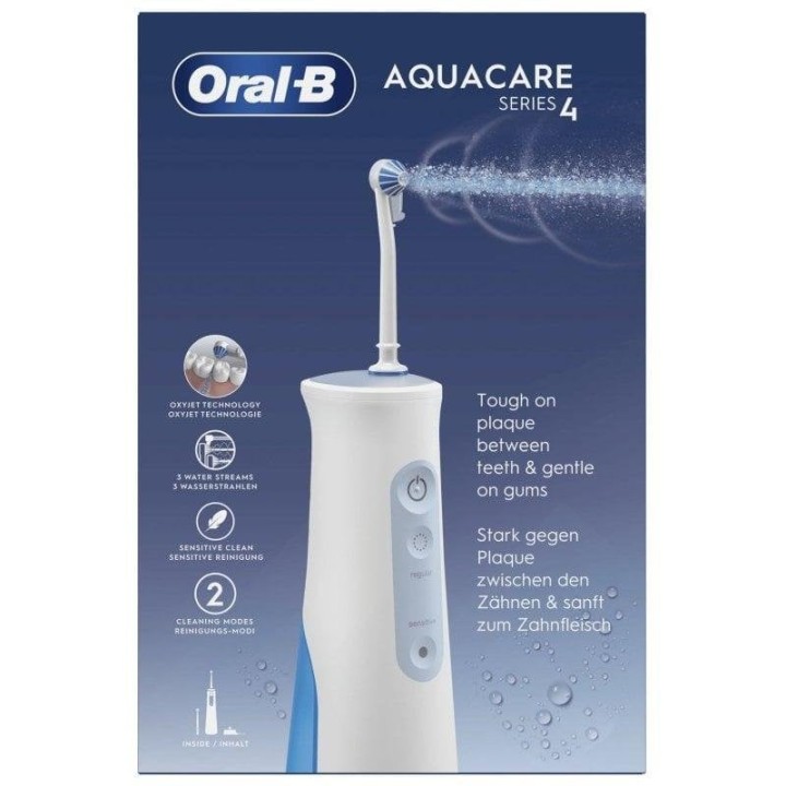 Oral-B Aquacare Series 4 Irrigador Dental Portátil Recargable