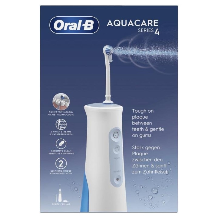 Oral-B Aquacare Series 4 Irrigador Dental Portátil Recargable
