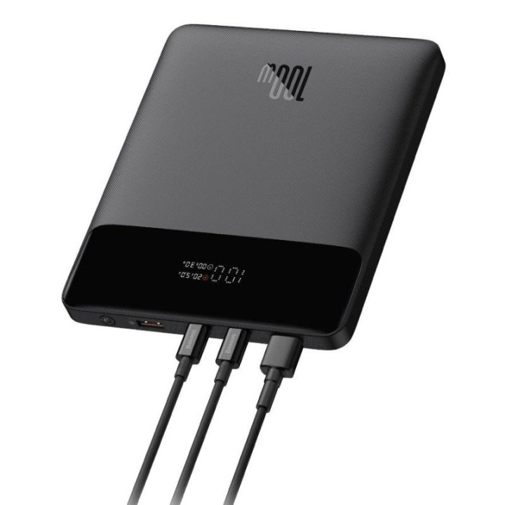 Baseus Blade PowerBank 2 USB-C y 2 USB-A Carga Rápida 100W 20000mAh Negro